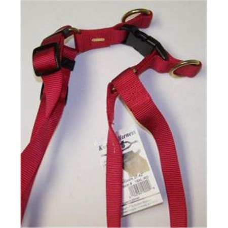 Omni Pet No.19XLRD Step in Harness Nylon Size 27-42in XLarge Color Red 445-19002